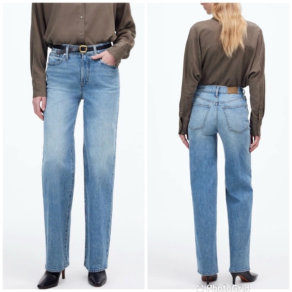Madewell The Perfect Vintage Wide-Leg Jean in Enmore Wash Petite 26 - Picture 1 of 7